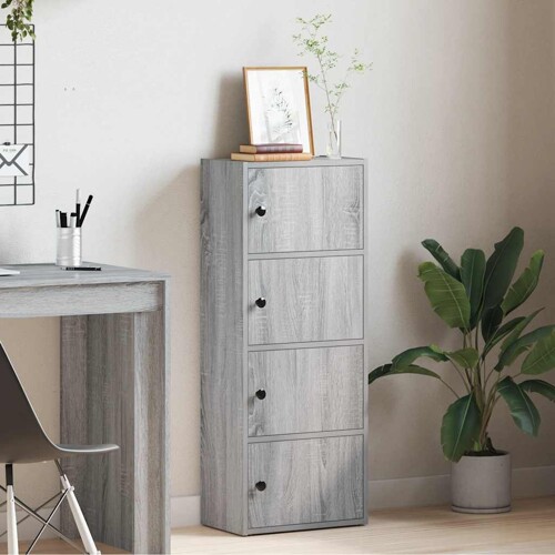Regal za knjige boja hrasta 40x24x102 cm konstruirano drvo - NOVO