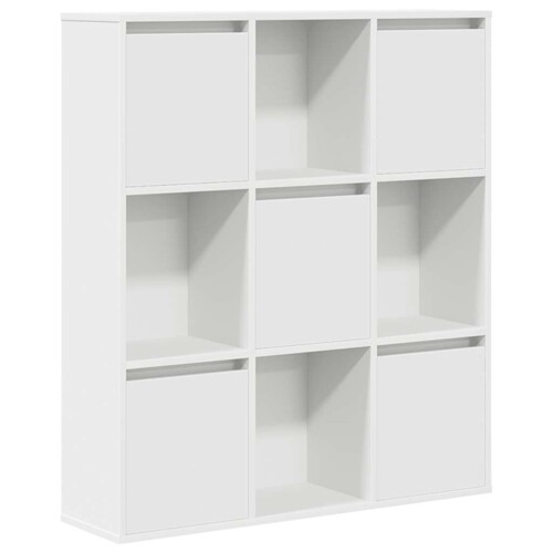 Regal za knjige bijeli 89x24x101,5 cm od konstruiranog drva - NOVO