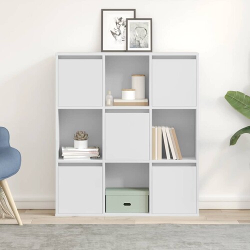 Regal za knjige bijeli 89x24x101,5 cm od konstruiranog drva - NOVO