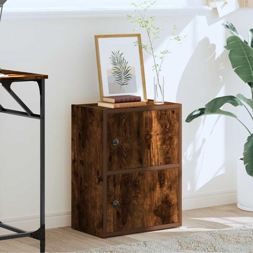 Regal za knjige boja hrasta 40x24x52 cm od konstruiranog drva - NOVO