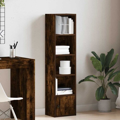 Regal za knjige boja hrasta 31x24x127 cm konstruirano drvo - NOVO