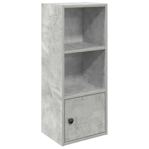 Regal za knjige boja betona 31x24x77 cm konstruirano drvo - NOVO