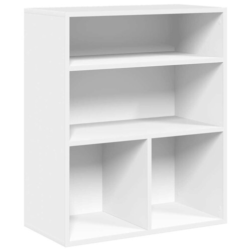 Ormarić za knjige bijeli 60x30x71,5 cm konstruirano drvo - NOVO