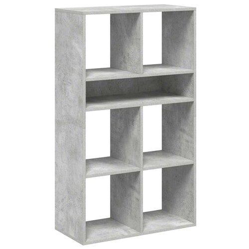 Ormarić za knjige boja betona 66x31x112 cm konstruirano drvo - NOVO