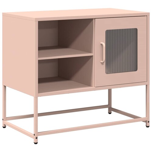 TV ormarić ružičasti 68 x 39 x 60,5 cm čelični - NOVO