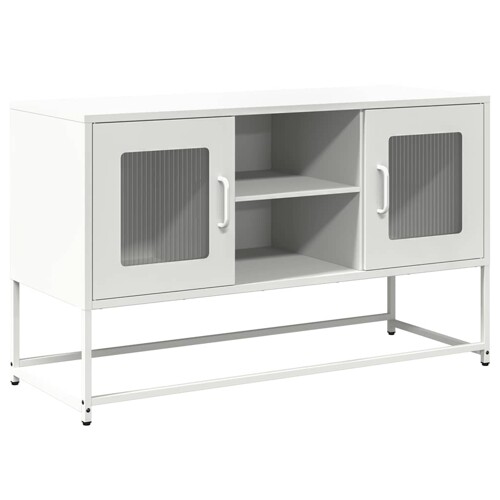 TV ormarić bijeli 100,5 x 39 x 60,5 cm čelični - NOVO