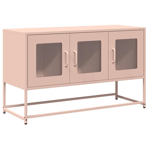 TV ormarić ružičasti 100,5x39x60,5 cm hladno valjani čelik - NOVO