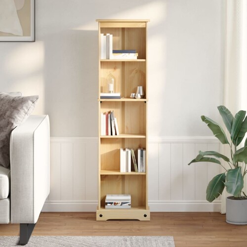 Regal za knjige Corona 46 x 20 x 170 cm od masivne borovine - NOVO