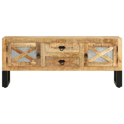 TV ormarić 110 x 30 x 45 cm od grubog drva manga - NOVO