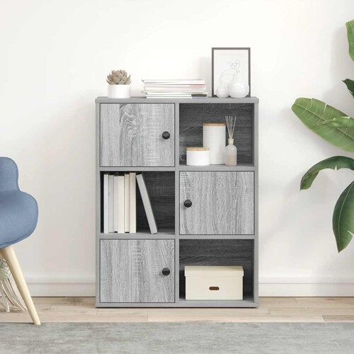 Regal za knjige boja hrasta 60x24x76,5 cm konstruirano drvo - NOVO