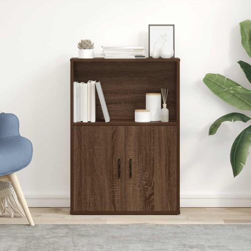 Regal za knjige boja hrasta 60x24x85 cm konstruirano drvo - NOVO