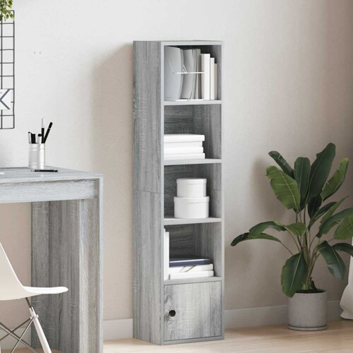 Regal za knjige boja hrasta 31x24x127 cm konstruirano drvo - NOVO
