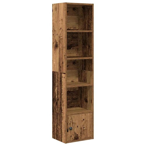 Regal za knjige boja starog drva 31x24x127 cm drveni - NOVO
