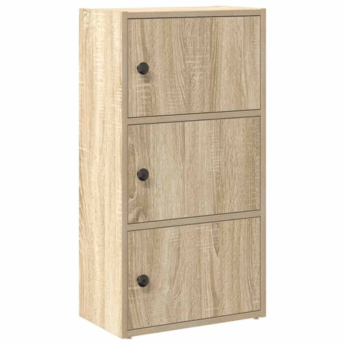Regal za knjige boja hrasta 40x24x77 cm od konstruiranog drva - NOVO