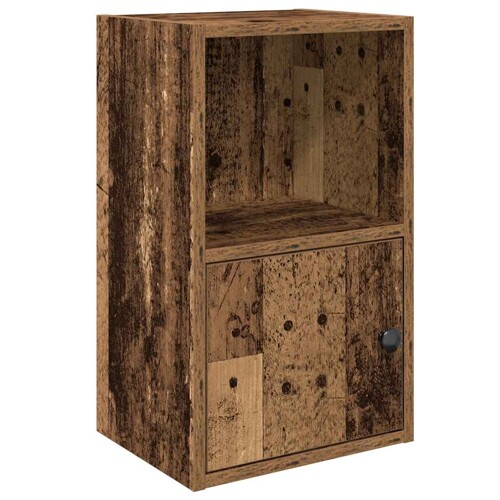 Regal za knjige boja starog drva 31x24x52 cm konstruirano drvo - NOVO