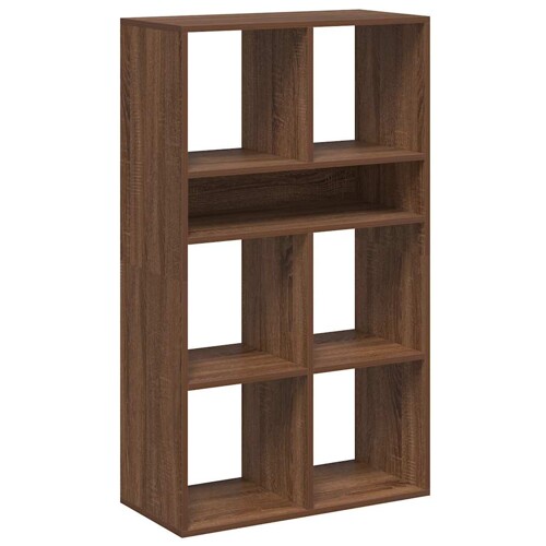 Ormarić za knjige smeđi hrast 66x31x112 cm konstruirano drvo - NOVO