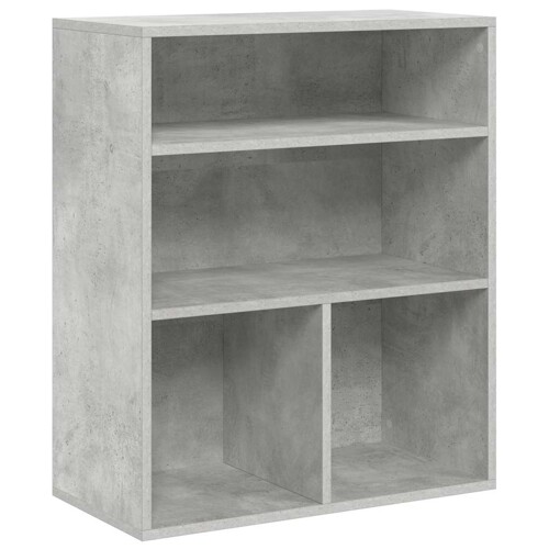 Ormarić za knjige boja betona 60x30x71,5 cm konstruirano drvo - NOVO