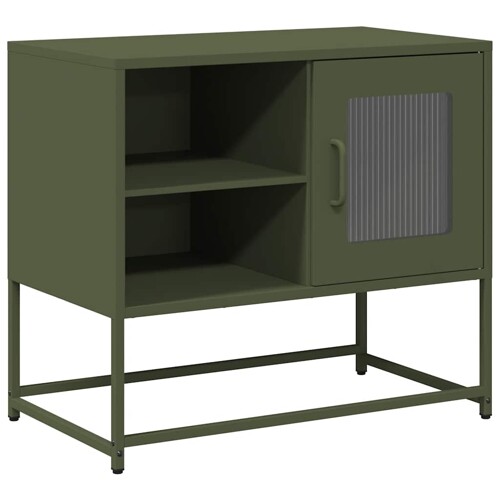 TV ormarić maslinastozeleni 68x39x60,5 cm čelični - NOVO