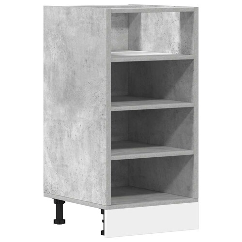 Donji dio ormarića Beton sivi 40x44,5x81,5 cm Konstruirano drvo - NOVO