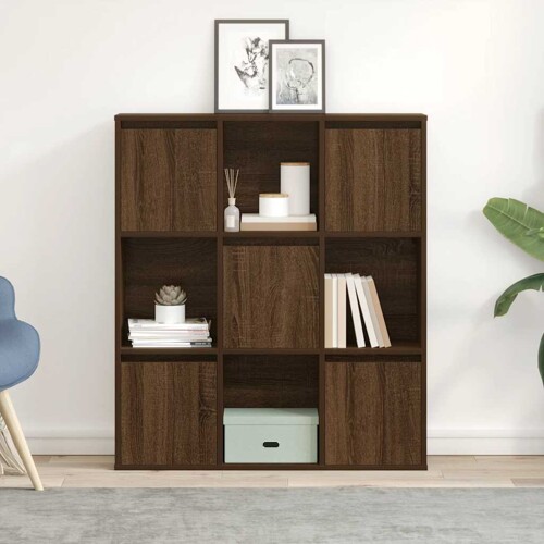 Regal za knjige boja hrasta 89x24x101,5 cm konstruirano drvo - NOVO