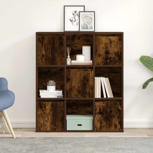 Regal za knjige boja hrasta 89x24x101,5 cm konstruirano drvo - NOVO