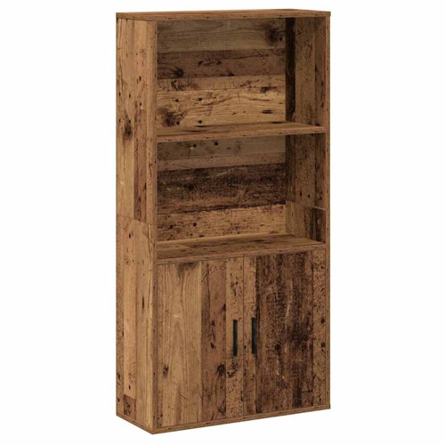 Regal za knjige boja starog drva 60x24x120 cm konstruirano drvo - NOVO
