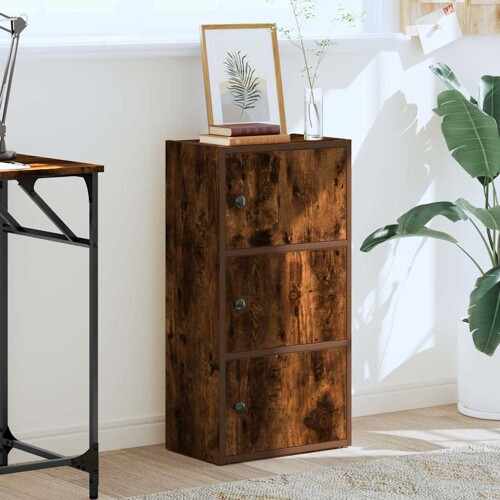 Regal za knjige boja hrasta 40x24x77 cm od konstruiranog drva - NOVO
