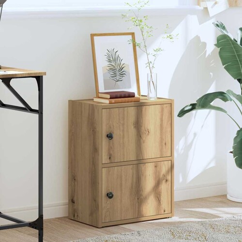 Regal za knjige boja hrasta 40x24x52 cm konstruirano drvo - NOVO