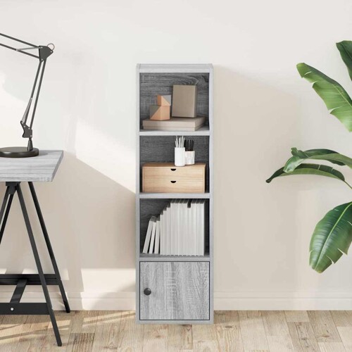 Regal za knjige boja hrasta 31x24x102 cm konstruirano drvo - NOVO
