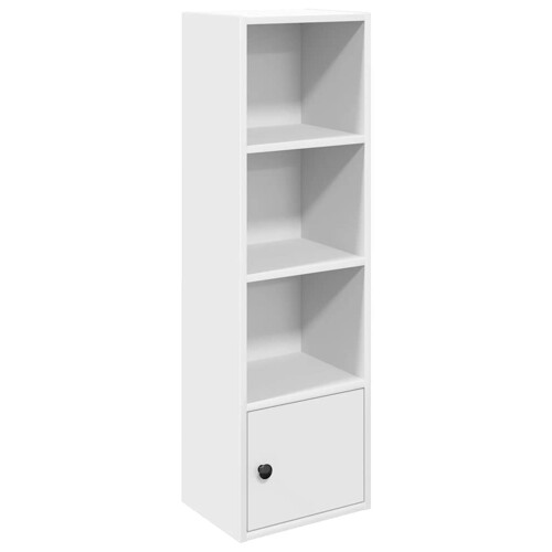 Regal za knjige bijeli 31x24x102 cm konstruirano drvo - NOVO