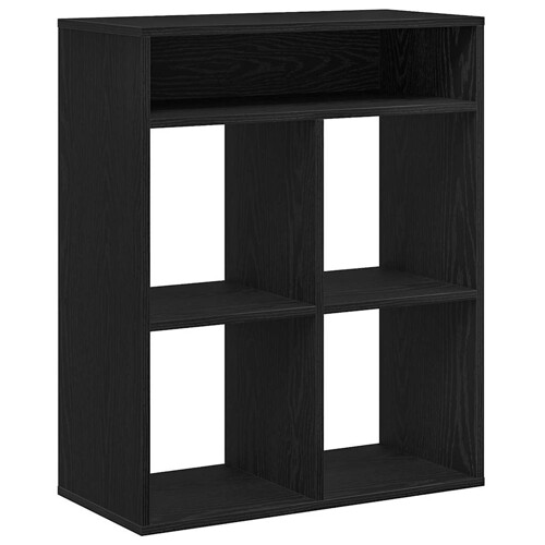 Ormarić za knjige crni 66x31x80 cm od konstruiranog drva - NOVO