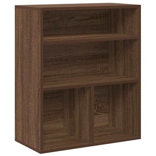 Ormarić za knjige smeđi hrast 60x30x71,5 cm konstruirano drvo - NOVO
