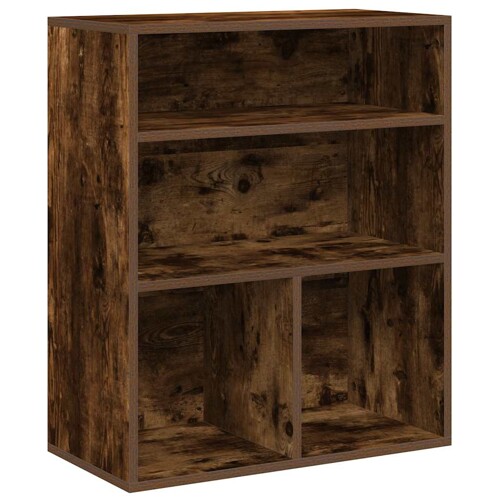 Ormar za knjige dimljeni hrast 60x30x71,5 cm konstruirano drvo - NOVO