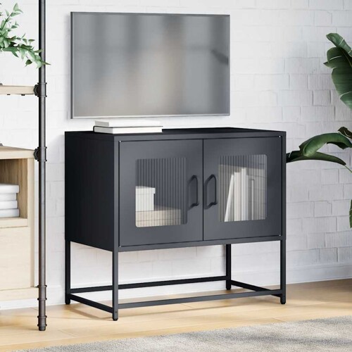 TV ormarić antracit 68x39x60,5 cm hladno valjani čelik - NOVO