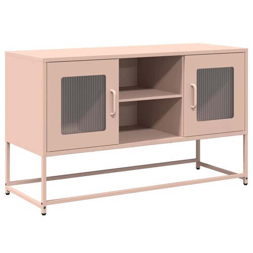TV ormarić ružičasti 100,5x39x60,5 cm čelični - NOVO
