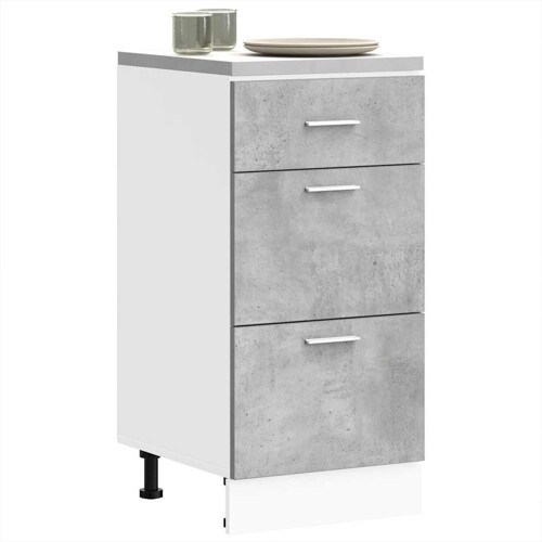 Donji dio ormarića Beton sivi 40x46x81,5 cm Konstruirano drvo - NOVO