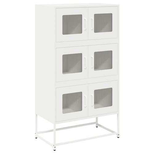 Visoka ploča bijela 68x39x123 cm čelik - NOVO