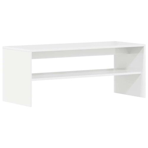 TV ormarić od iverice visoki sjaj bijeli 100 x 40 x 40 cm - NOVO