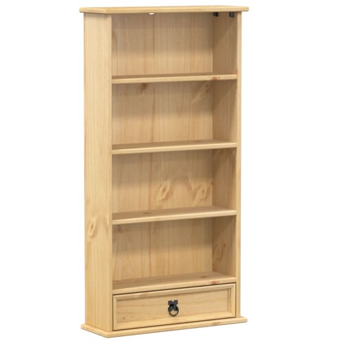 Ormarić za CD-ove Corona 52 x 17,5 x 103 cm od masivne borovine - NOVO