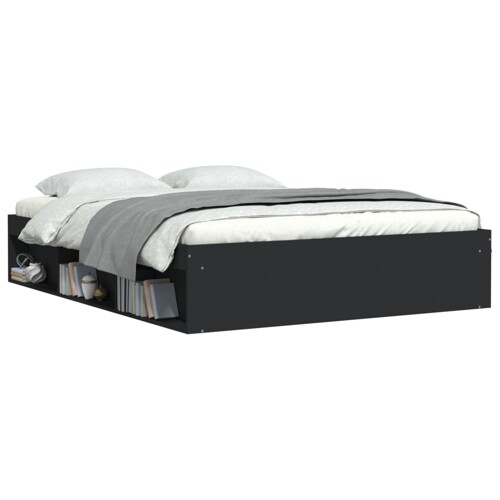 Okvir za krevet crni 140 x 190 cm - NOVO