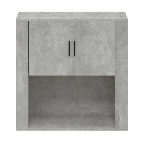 Zidni ormarić siva boja betona 80x33x80 cm konstruirano drvo - NOVO