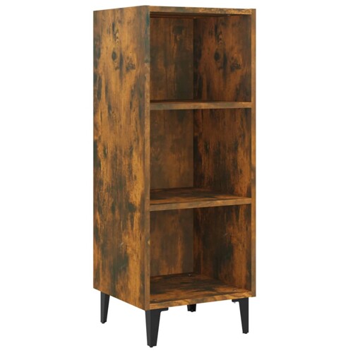 Komoda boja dimljenog hrasta 34,5x32,5x90 cm konstruirano drvo - NOVO