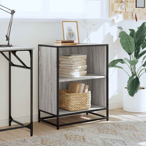 Ormar za knjige sivi sonoma 60x35x76 cm konstruirano drvo - NOVO