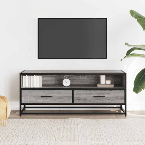 TV ormarić boja hrasta sonome 100x34,5x40 cm konstruirano drvo - NOVO