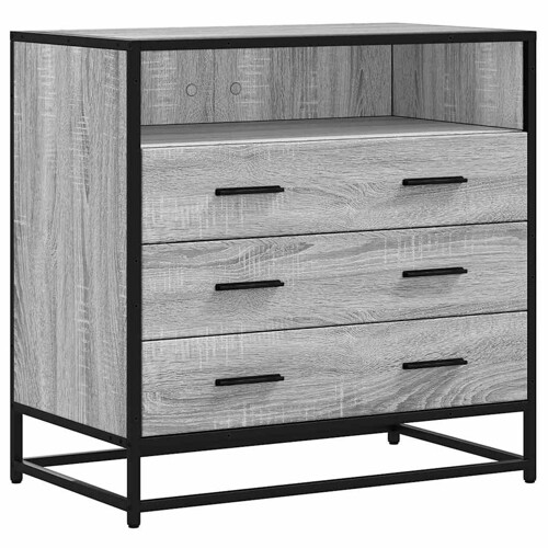 Ormarić s ladicama Siva Sonoma 70x41x70 cm Konstruirano drvo - NOVO