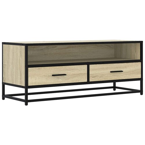 TV ormarić boja hrasta sonome 100x34,5x40 cm konstruirano - NOVO