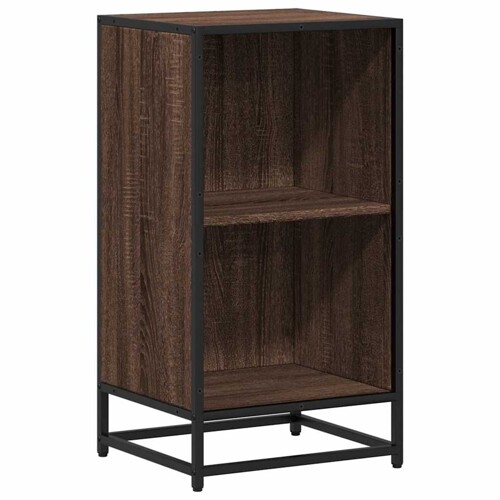 Ormar za knjige smeđi hrast 40x35x76 cm konstruirano drvo - NOVO