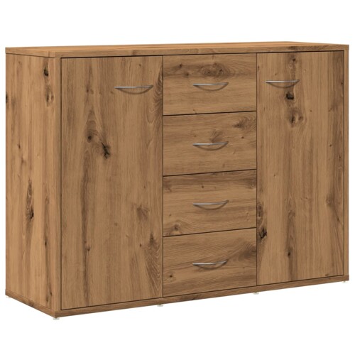 Komoda boja hrasta artisan 88x30x64 cm od konstruiranog drva - NOVO