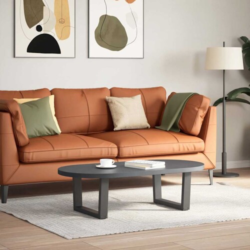 Noge za blagovaonski stol V-oblik 2 kom antracit 50x(30-31,3)cm - NOVO