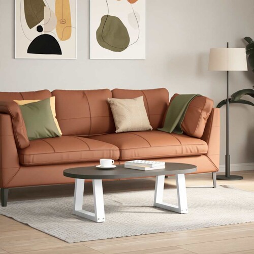 Noge za blagovaonski stol V-oblika 2 kom bijele 30x(30-31,3) cm - NOVO